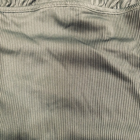 NWT Cupshe Eucalyptus Asymmetrical One-Shoulder Tummy Control One-Piece sz L - Picture 8 of 9